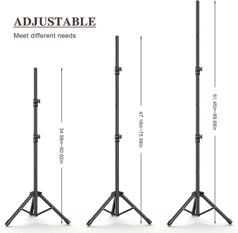 Forlogic 10x7.5Ft Backdrop Stand, Heavy Duty Adjustable Photo Back Drop Stand for Party, Photography, Banner Stand (Includes Six Background Stand Clamps) - Image 3